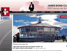 Tablet Screenshot of jamesbondclub.ch